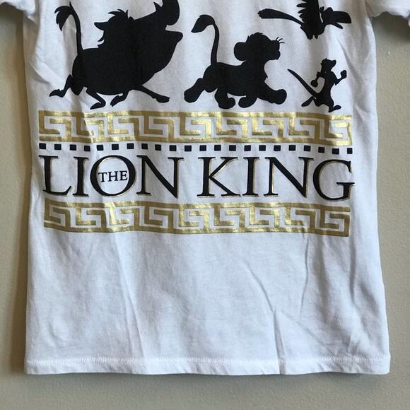 Disney XS short sleeve t-shirt The Lion King casual Pumba Simba Timon - Picture 3 of 7